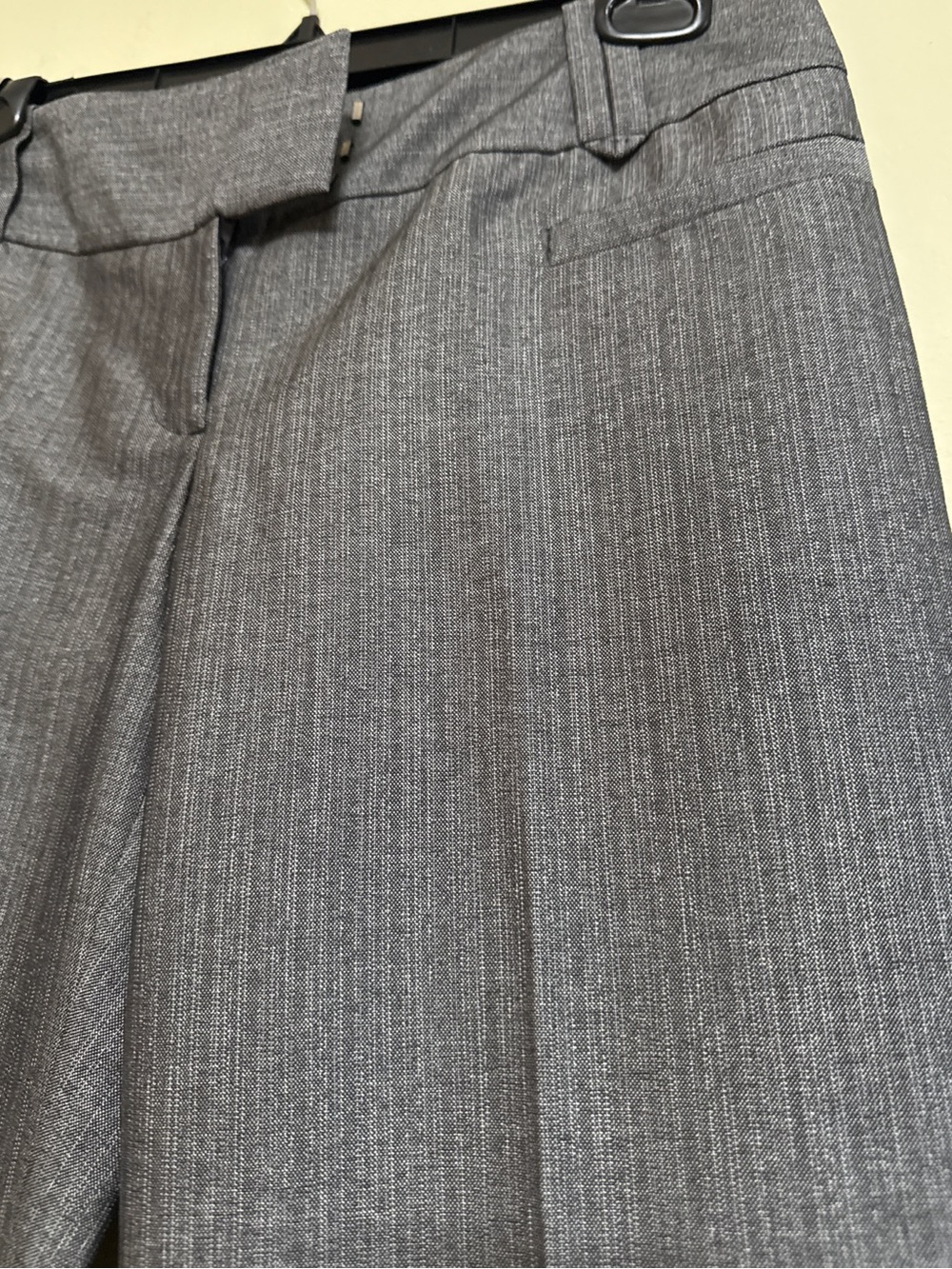Drew Fit Gray Tailored Wide-Leg Dress Pants - Picture 4 of 7